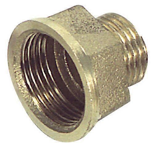 Extensión de reducción hexagonal pulida 3/8 macho - 1/2 hembra x M