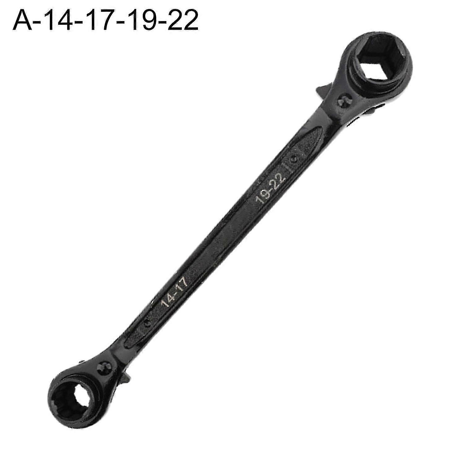Multifunctional Double Head Wrench Bidirectional Not Easy to Rust Workshop Equipment Quick Ratchet