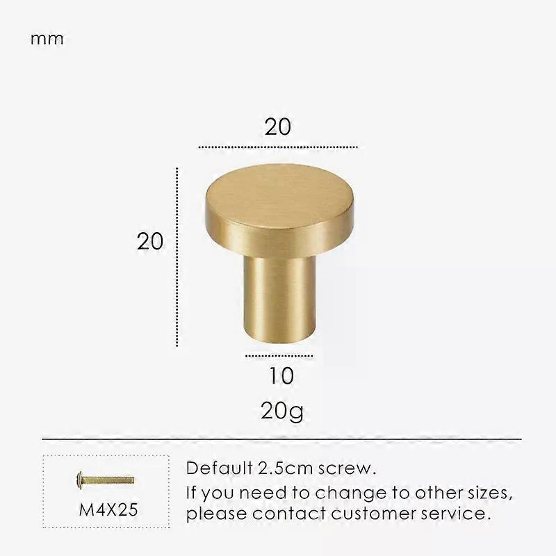 Nurlin Solid Brass Round Cabinet Knobs Circular Wall Clothes Single Hook 4 sizes available customizable