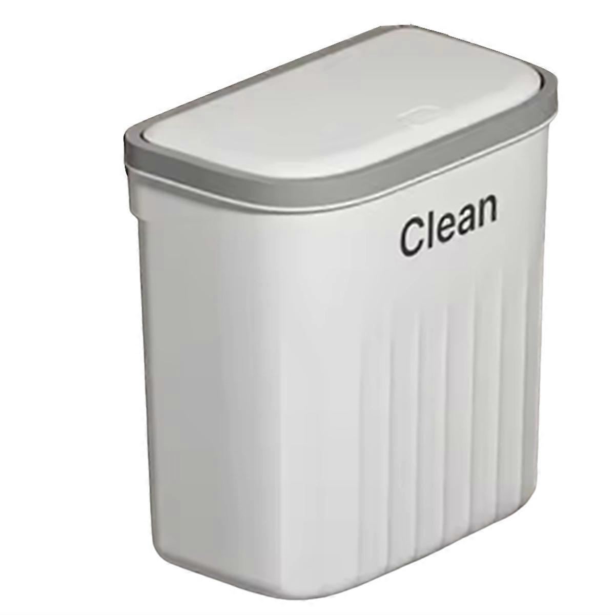 16L Wall Mounted Trash Can For Bathroom Toilet Garbage Bucket