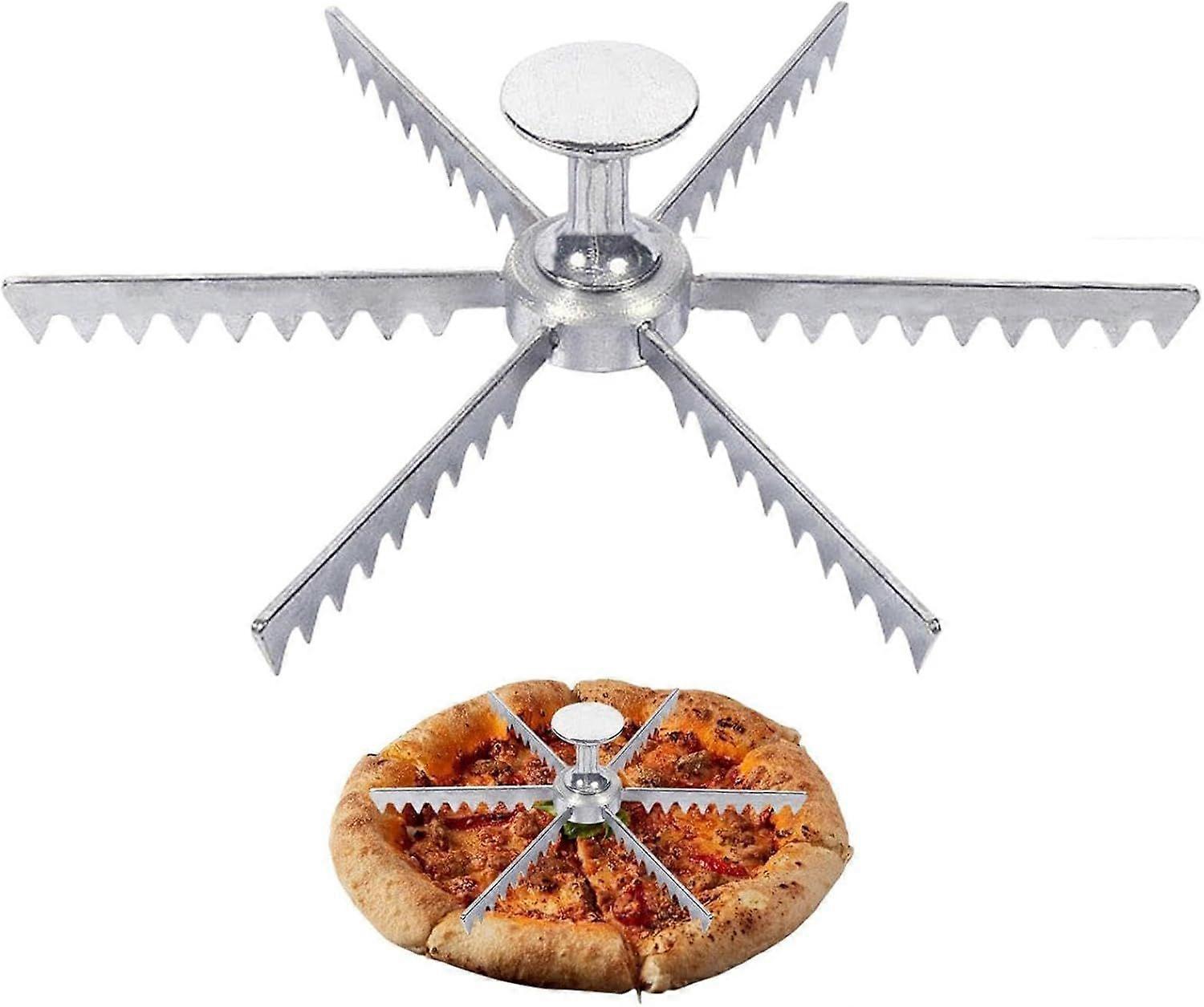 Pie Cutter, Cake Divider Baking Tool, Pie and Cake Marker, Aluminum Alloy Cake Divider for Cutting Cake, Pizza, Pie, Kitchen Cake Gadget, Pie Separato