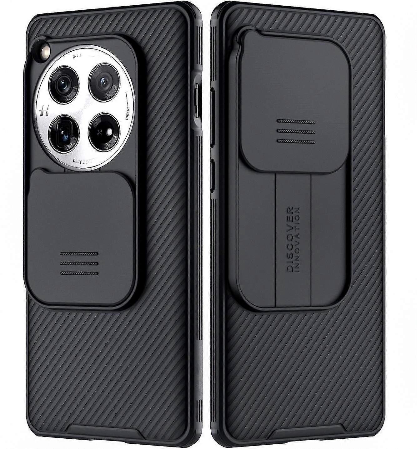 Ultra Slim Shockproof Case for OnePlus 12 with Slide Camera Cover, CamShield Pro Design for 5G Protection