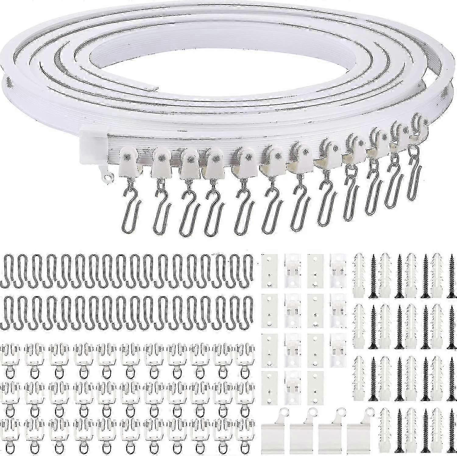 5 M Bendable Ceiling Bendable Curtain Track Flexible Ceiling Curtain