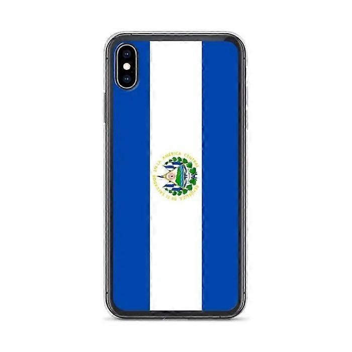 iPhone Case - Salvador Flag - iPhone XS Max - Soft - Multicolor - Vertical