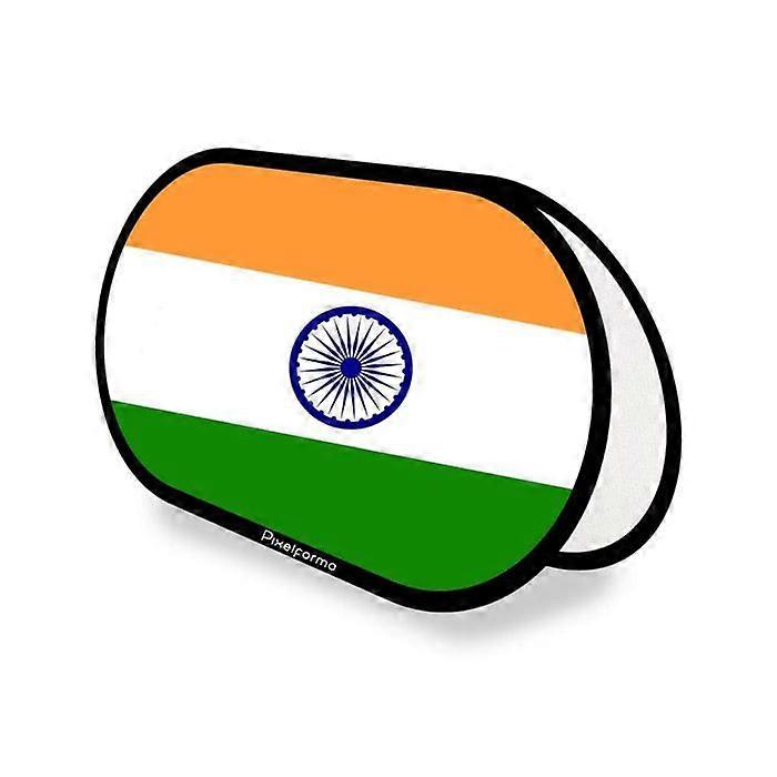 Flag - India - Oval - 70x120cm - Polyester - Double-sided print