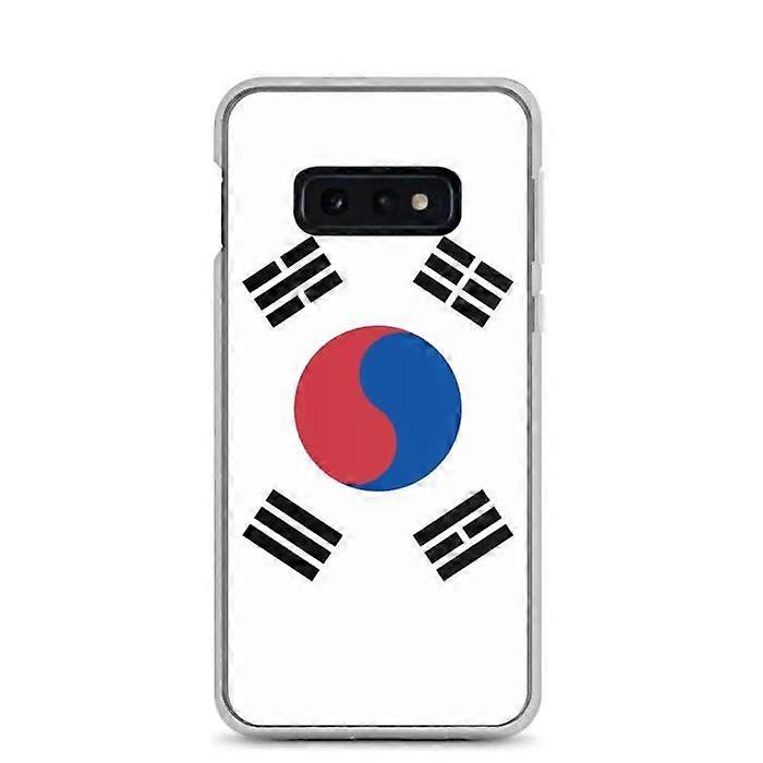 Phone Case – South Korea Flag – Compatible with Samsung Galaxy S10e – Soft Case – Durable and Shockproof – Pixelforma