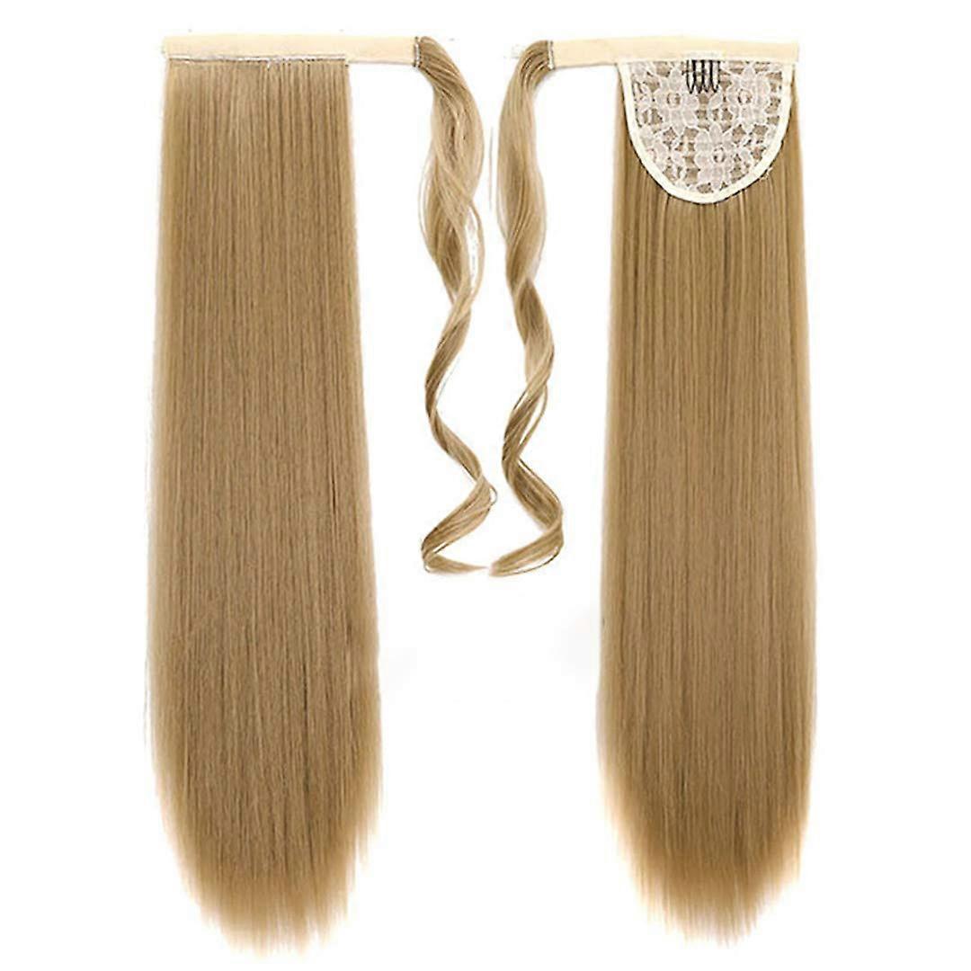 24 İnç İpeksi Düz Sentetik Klipsli İpli At Kuyruğu Saç Uzatma Saç Yüksek Sıcaklık Fiber 1031 24 inç 24 İnç 1031