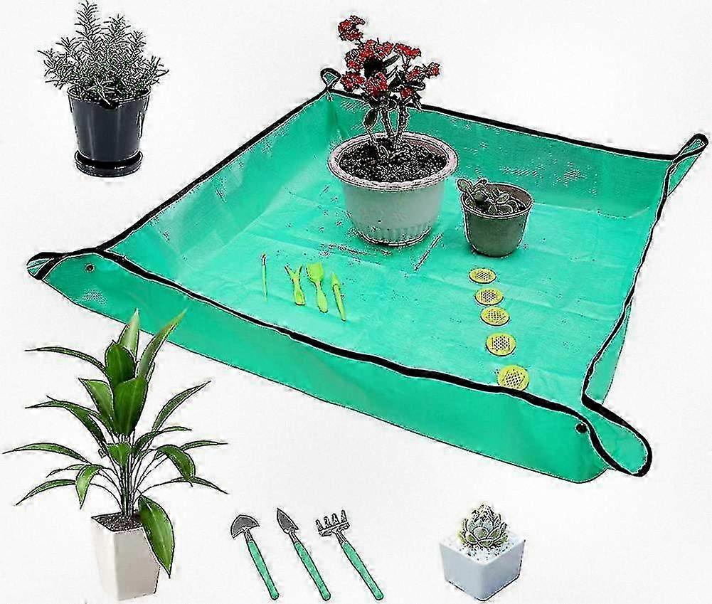 Gardening Tool Sets, Planting Mats for Gardening, 9 Piece Tools for Transplanting Succulents and Other Plants