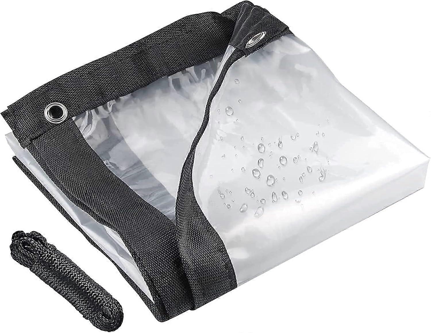 2025 Latest Model Transparent Tarpaulin, SL.GT,Tearproof and Windproof Tarpaulin, with a Roll of
