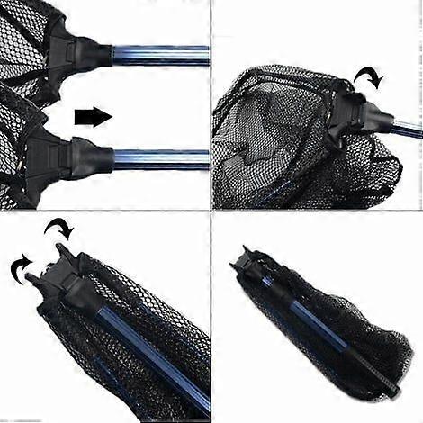 2025 Latest Model Pond Net and Landing Net Telescopic Folding Fishing Net Triangular Net Fish