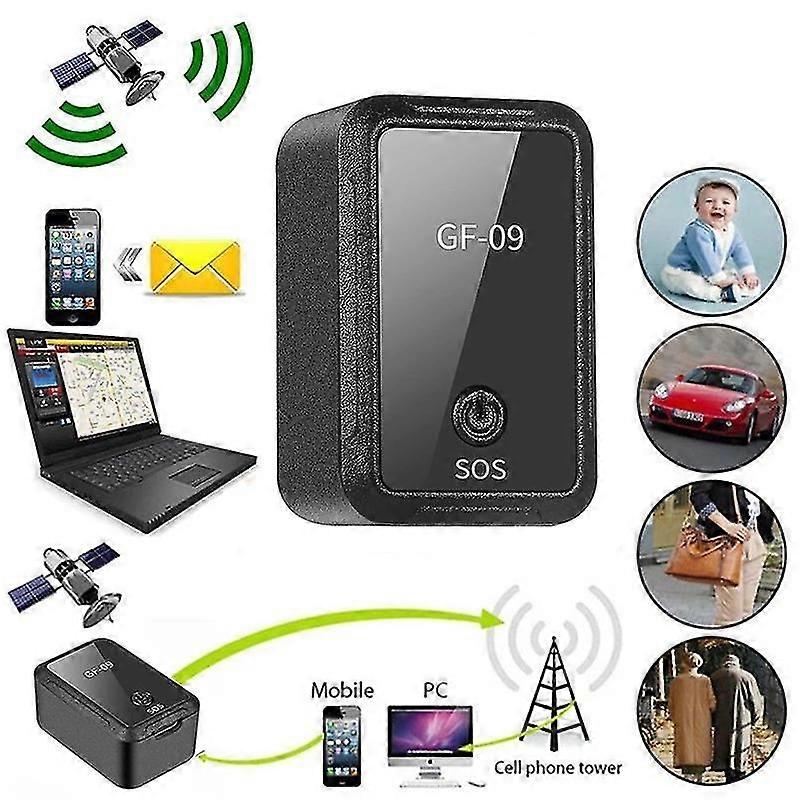 GF09 Mini Locator Magnetic Recording Device Voice Control Wifi Locating Real-time Tracking Equipment