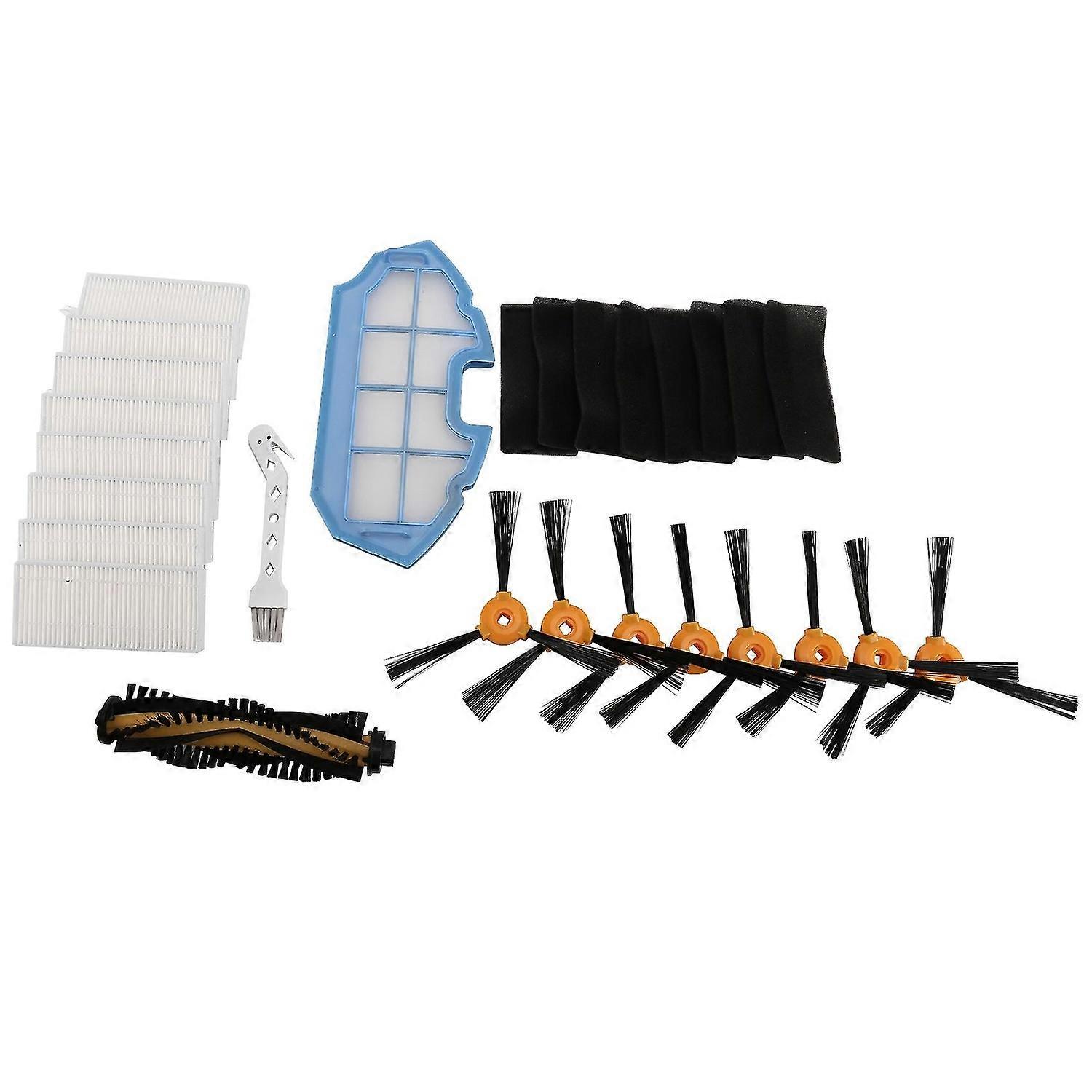 Replacement Filters and Brushes Compatible with Ecovacs Deebot N79 N79S DN622 500 N79W N79Se Yeedi K