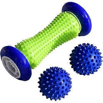Foot and Hand Muscle Massager Roller, PVC Plantar Fasciitis Muscle Massager Roller   (Blue)