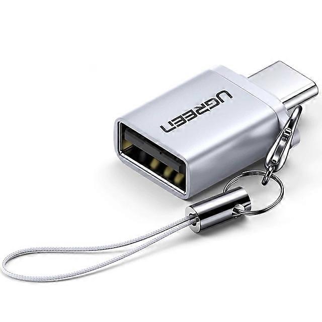 UGREEN US270 Type-C Male to USB3.0 Adapter Aluminum Shell Mini USB-C Converter with Lanyard