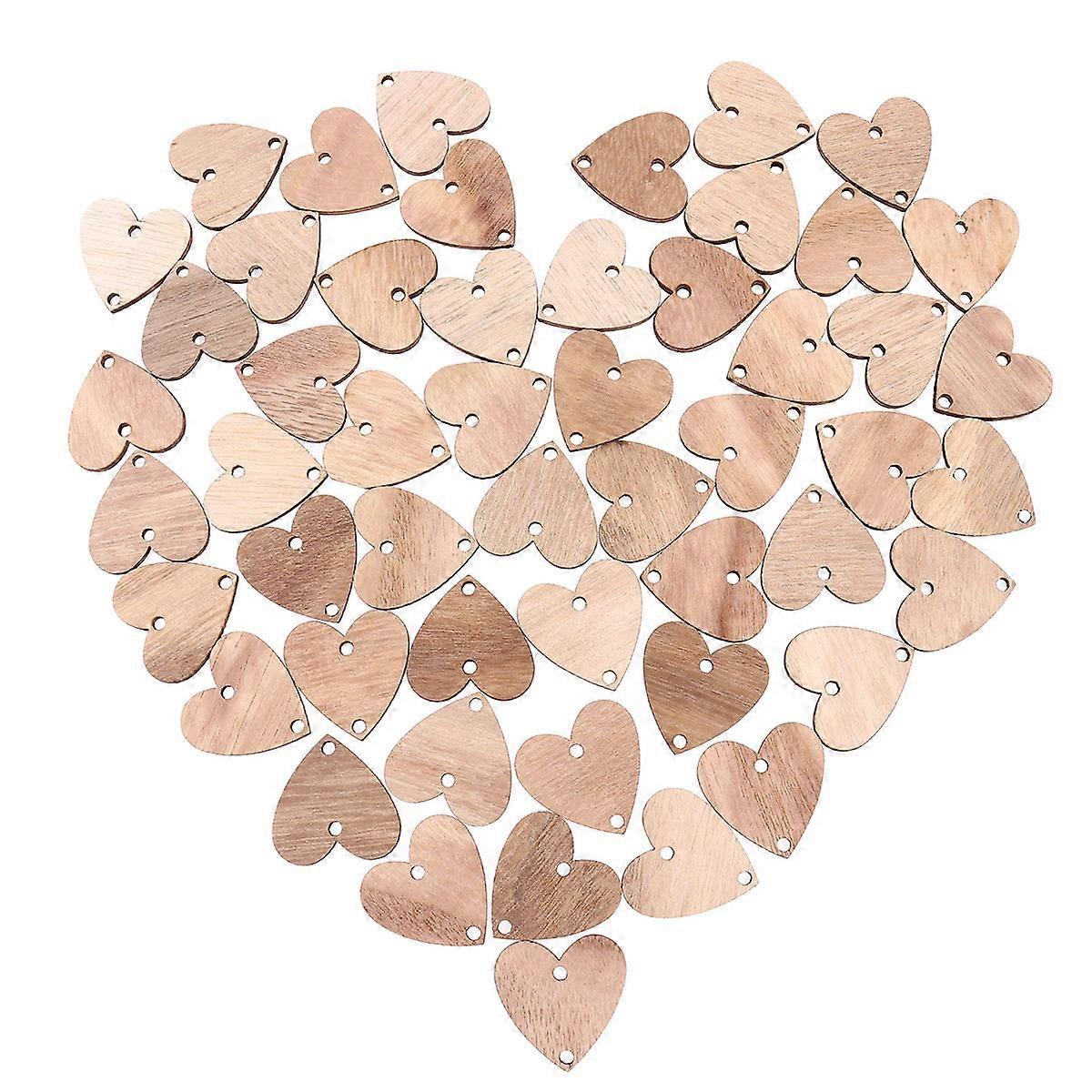 Handmade Heart Decor, Versatile Wooden Plaques for DIY Calendar Projects