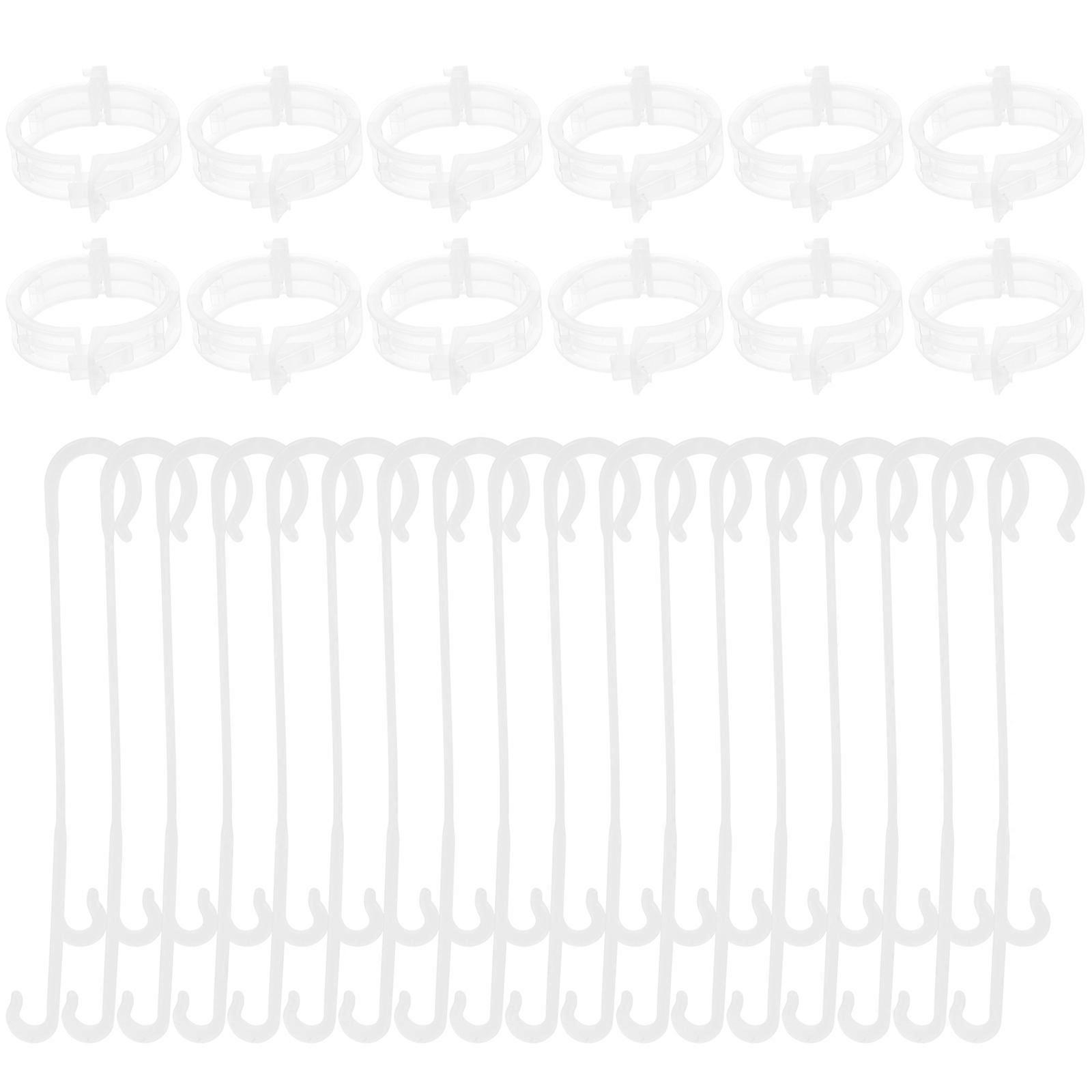 Bending Grafting Clips Hooks for Tomato & Vegetable Support – Lightweight Plant Fixing Clips for Upright Growth Easy to Use and Store