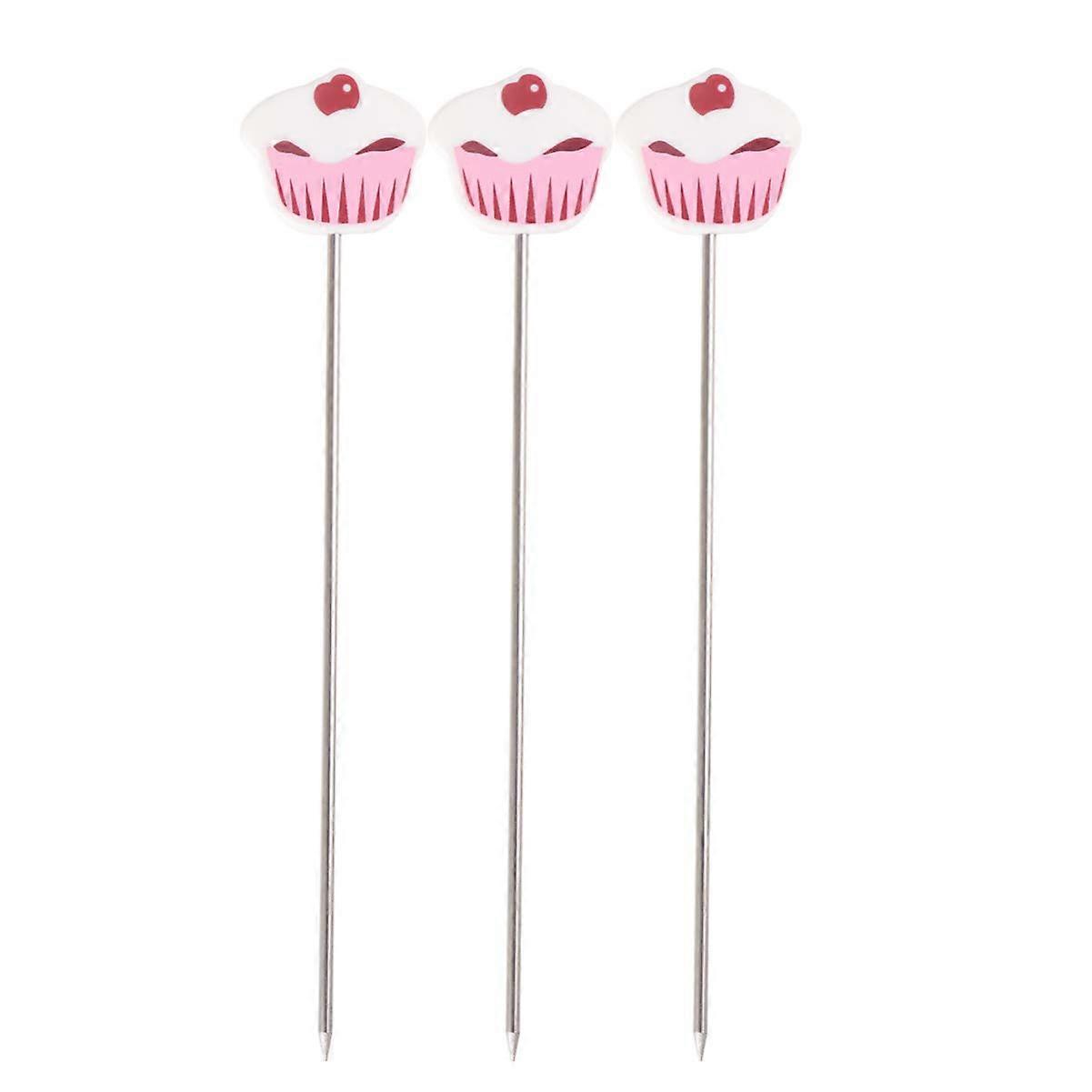 Stainless Steel Cake Testers Set of 3 Reusable Baking Needle Tool