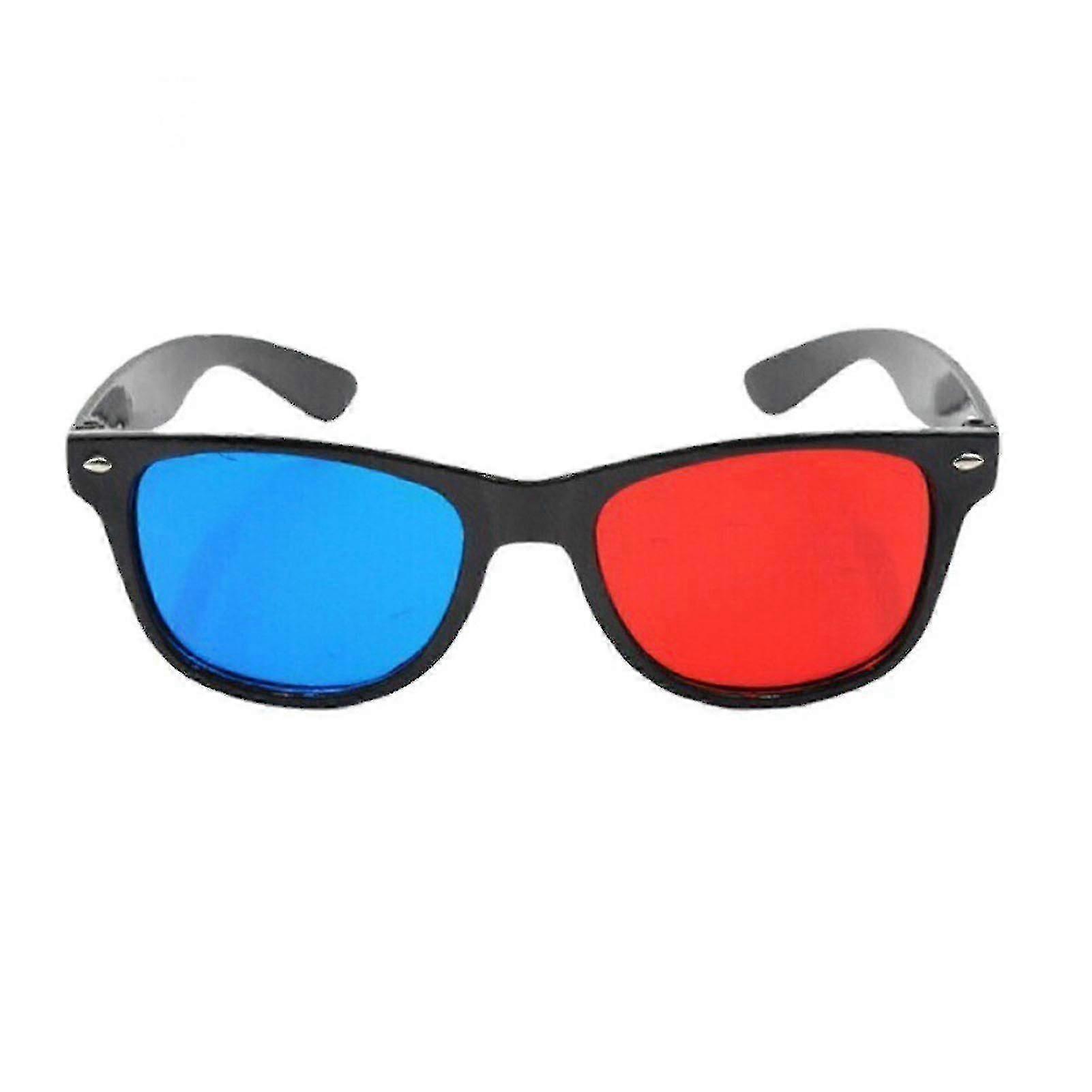Red Blue 3D Glasses Simple Style Stereoscopic Viewing Glasses