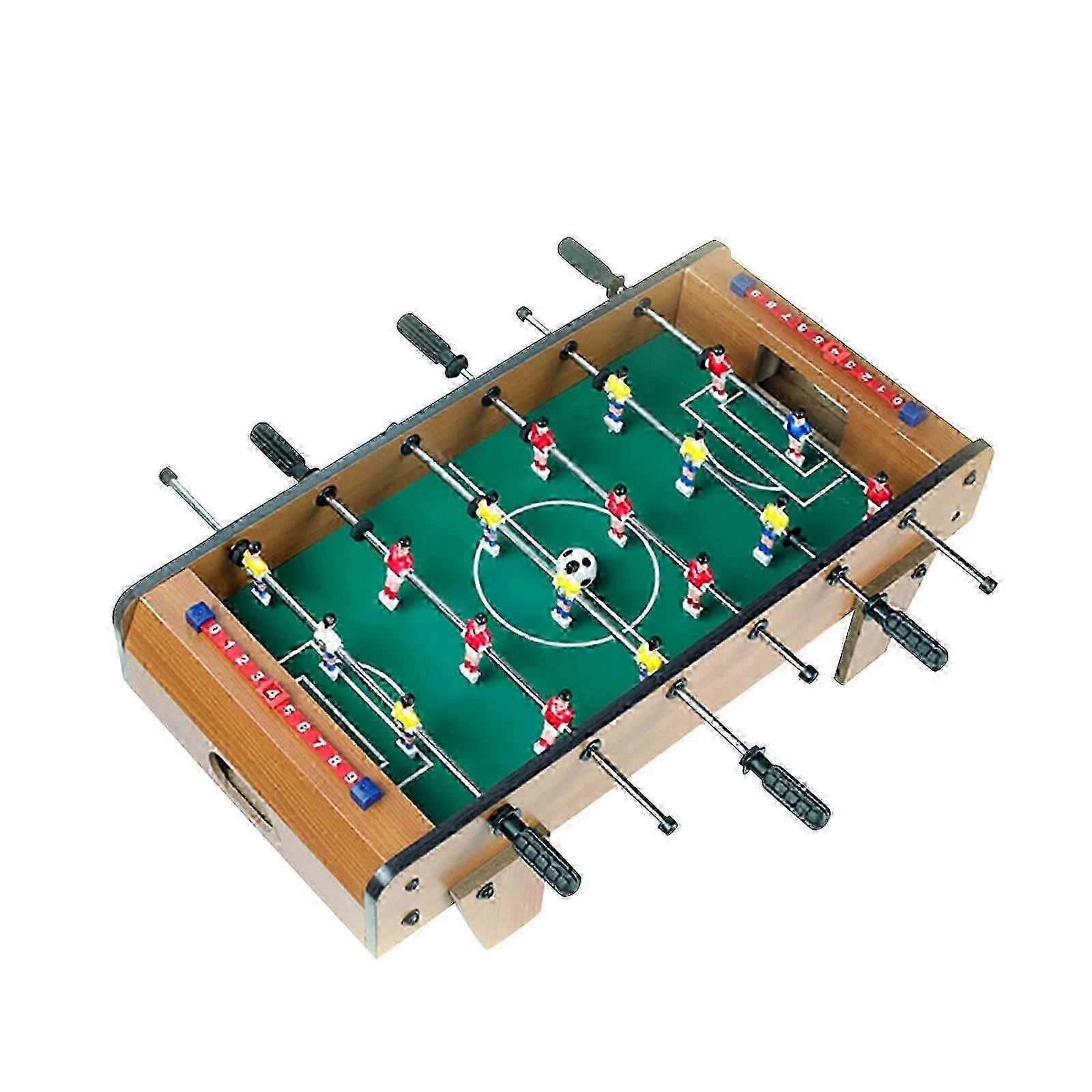 2025 Game Set Hey! Play! Tabletop Foosball Table- Portable Mini Table Football / Soccer for Adults Kids