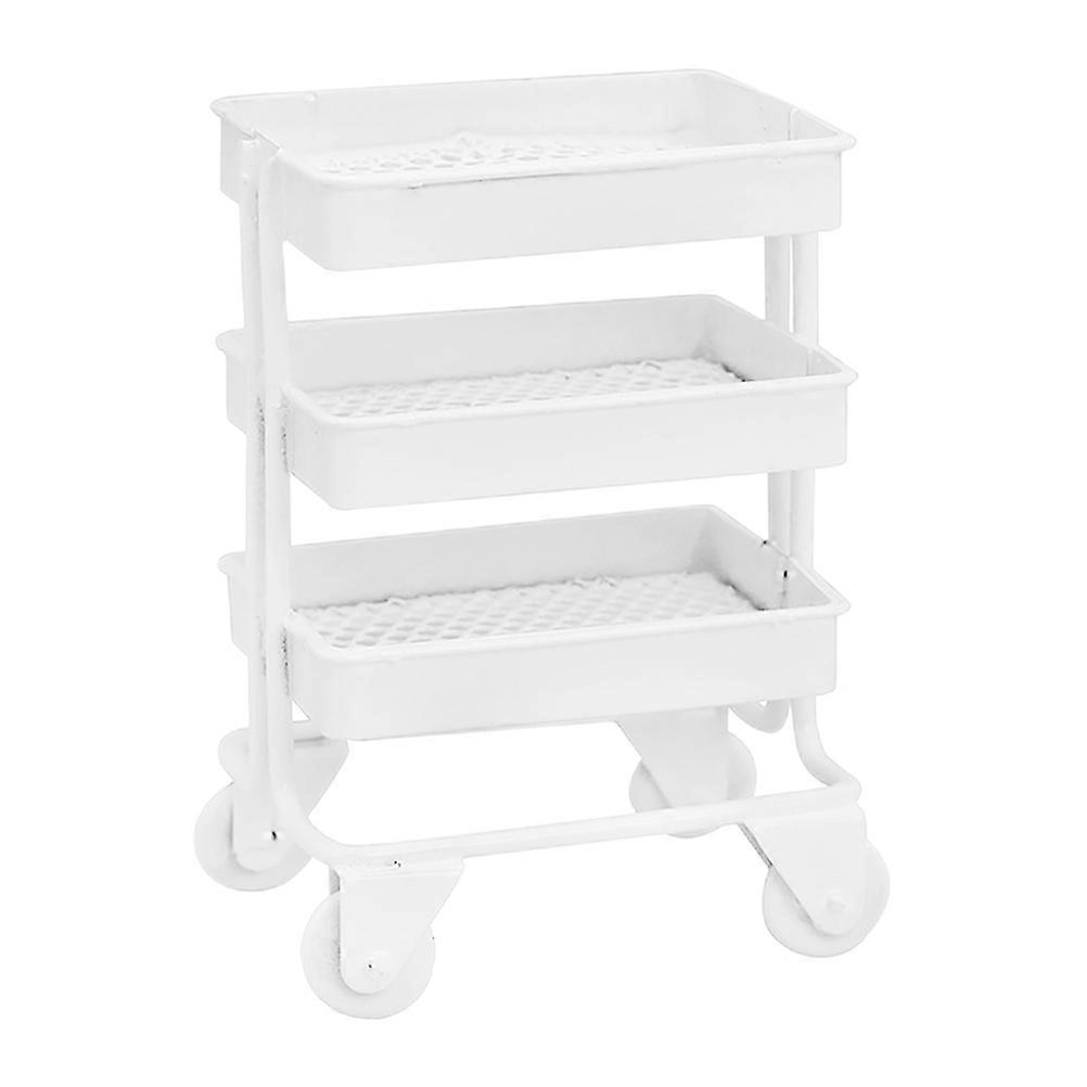 Decorative Mini Cart, Functional for Miniature Kitchen Use, Boosts Realistic Feel