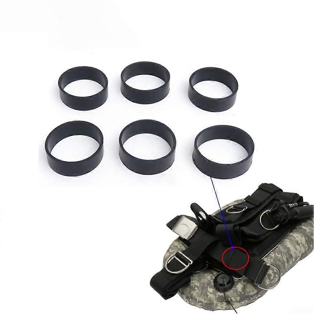 Rubber loops for diving, back plate straps keep your gear in place Ref: 8851