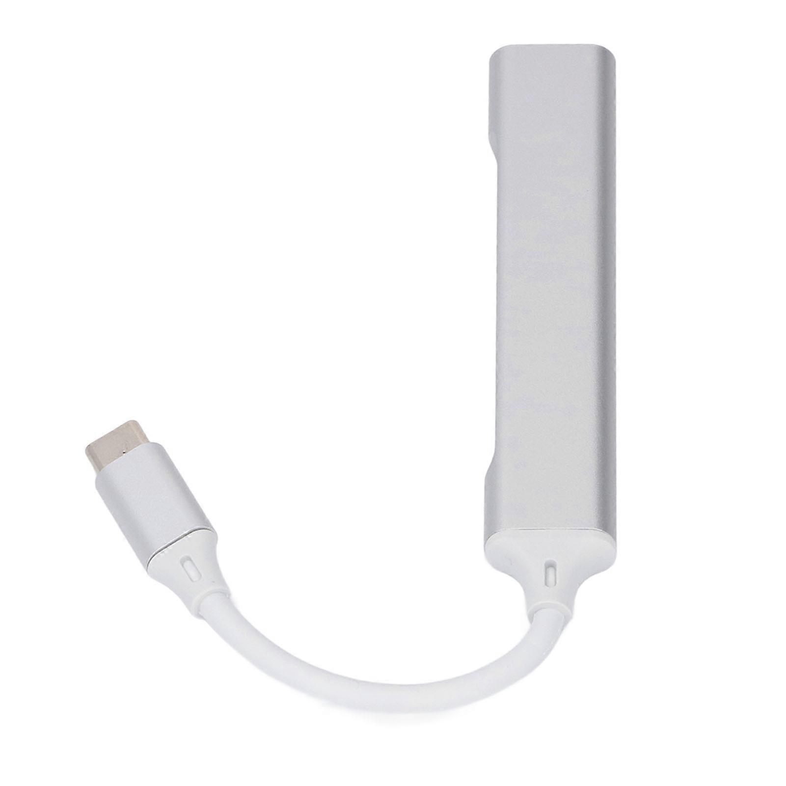 USB C Hub USB A 3.0 High Speed 4 in 1 USB Extender Aluminum Alloy USB Splitter for Computers Phones Tablets 