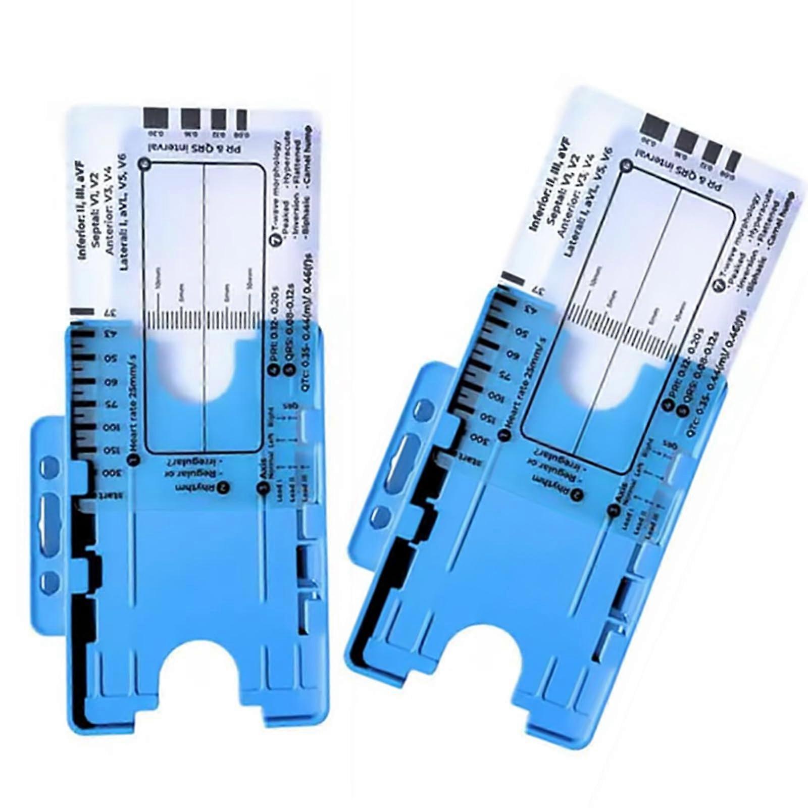 Electrocardiogram 7 Step Value Card Tool Suitable for Use by Cardiologists Nurses and Students Accurate Heart Monitoring