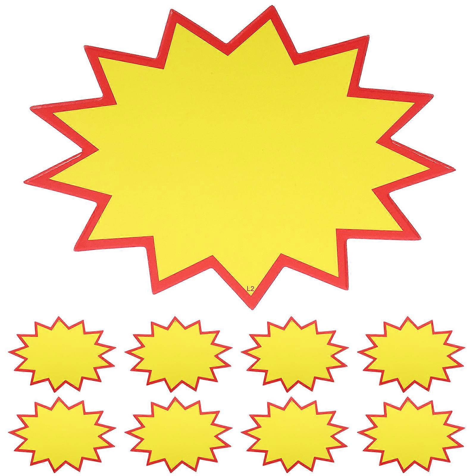 Retail Labels Price Tag Stickers Supermarket Rectangular Price Display 200Pcs