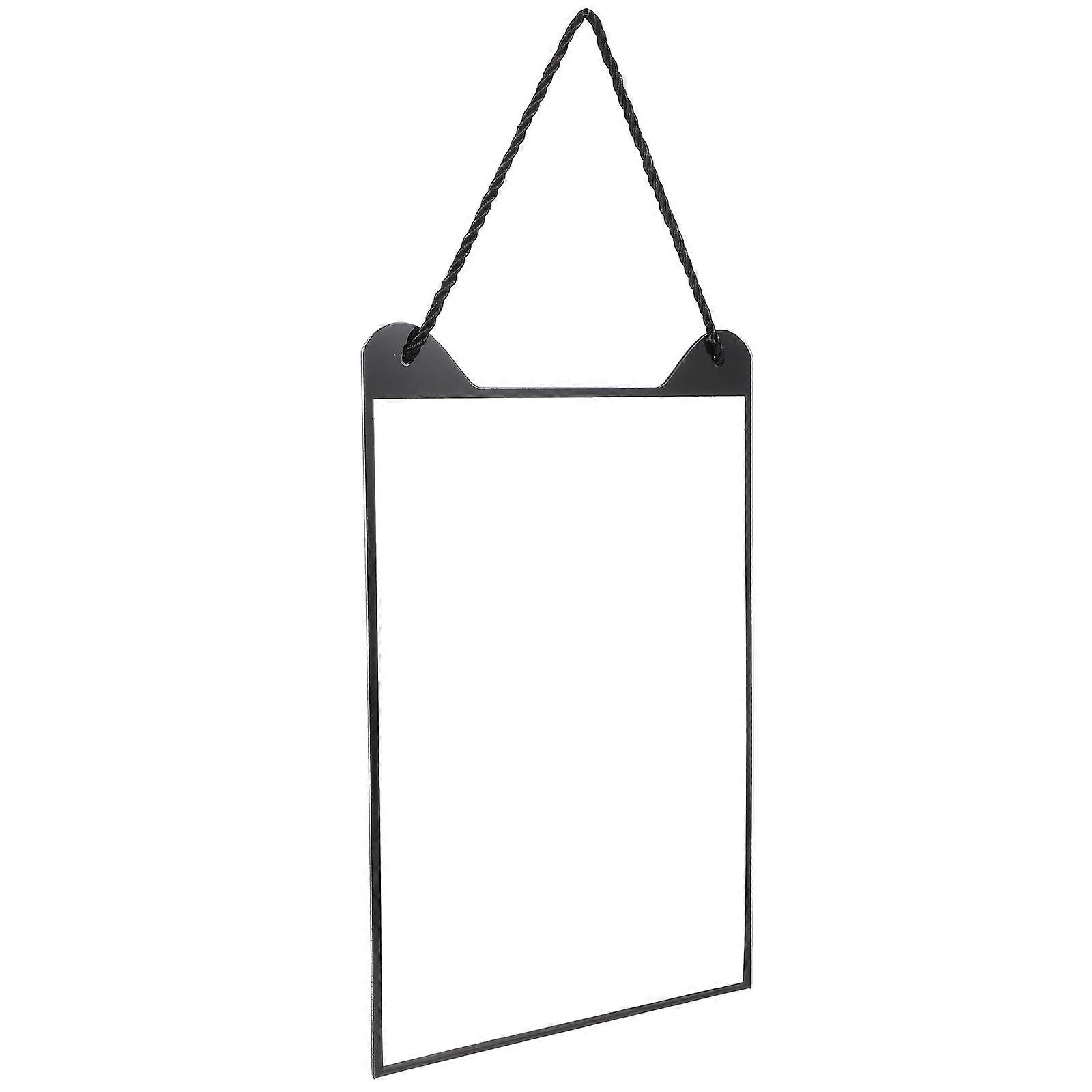 Displays For Prices Hanging Sign Holder Rectangular Acrylic Price Displaying 1Pack