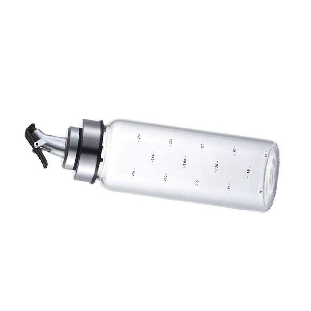 Leak-proof Sauce And Vinegar Bottle Restaurant Use 6x6x21cm Borosilicate Glass 1Pack