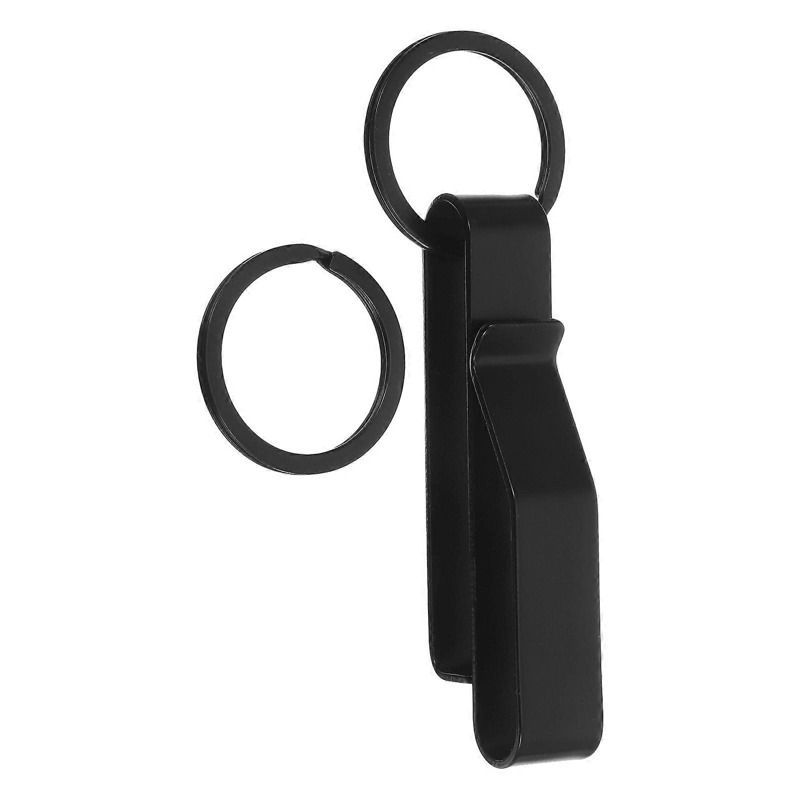 Duty Belt Keys Holder Metal Key Holder For Belt Steel Belt Keychain Clip Quick Release Belt Loop Key Ring Men 8.4x2.7x2.7cm 1 Piece