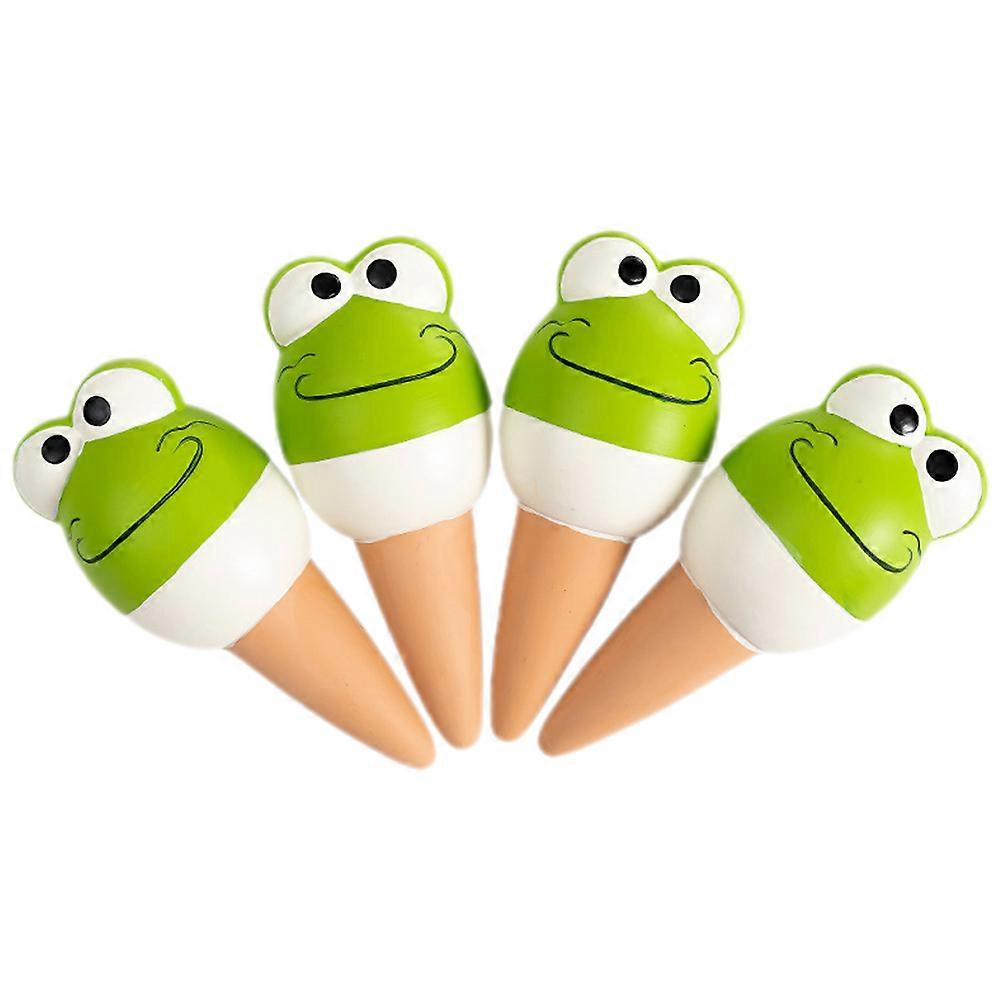 Watering System For Indoor Plants Practical Design Automatic Watering Device White Ceramic 4Pcs