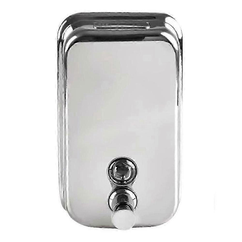 Pompa per doccia a parete, ricarica di sapone per le mani, dispenser di sapone schiumogeno, dispenser di sapone a parete, contenitore in acciaio inossidabile-A