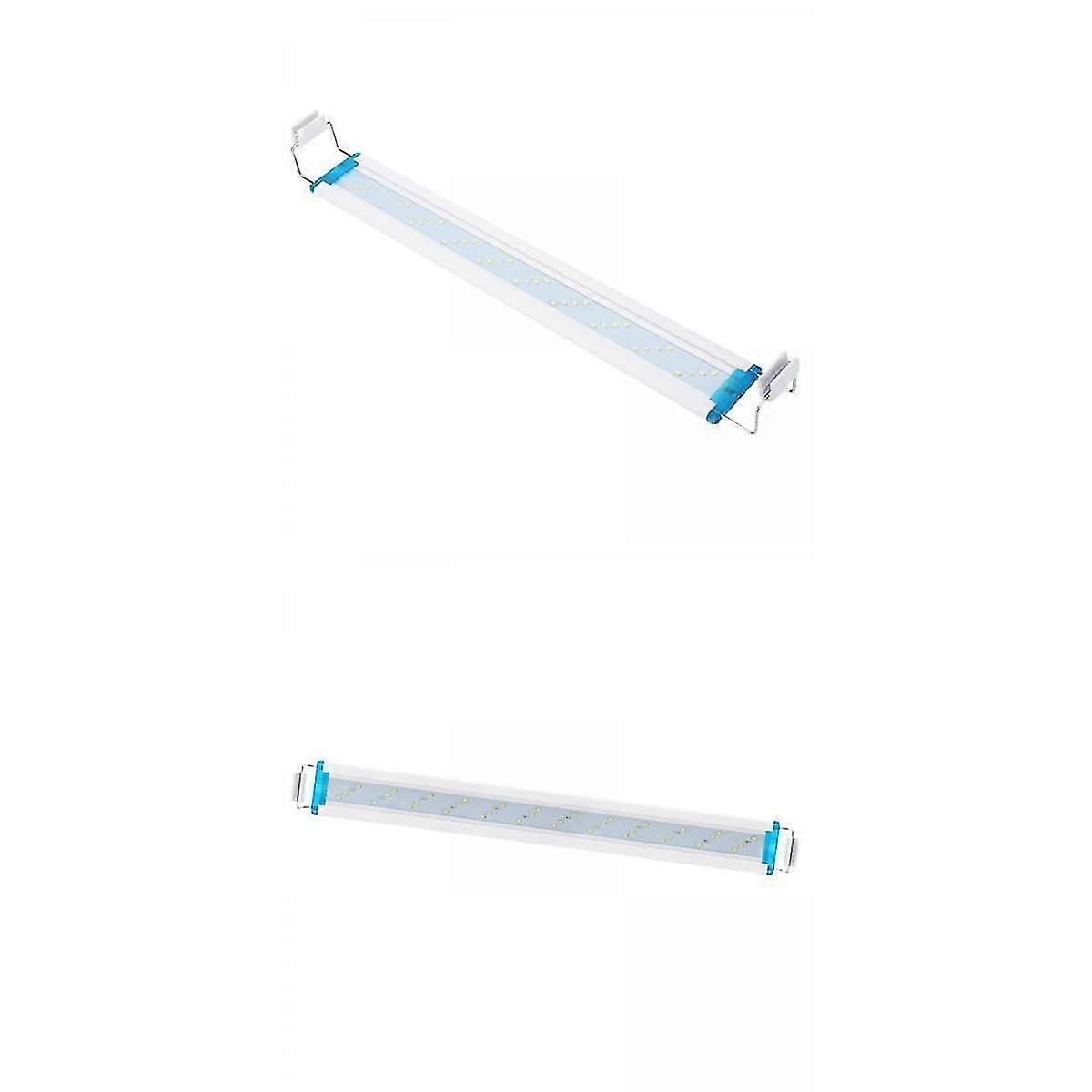 2x Akvaryum LED Işık Süper İnce Balık Tankı Bitki Yetiştirme Aydınlatma 40LED 20W 24W