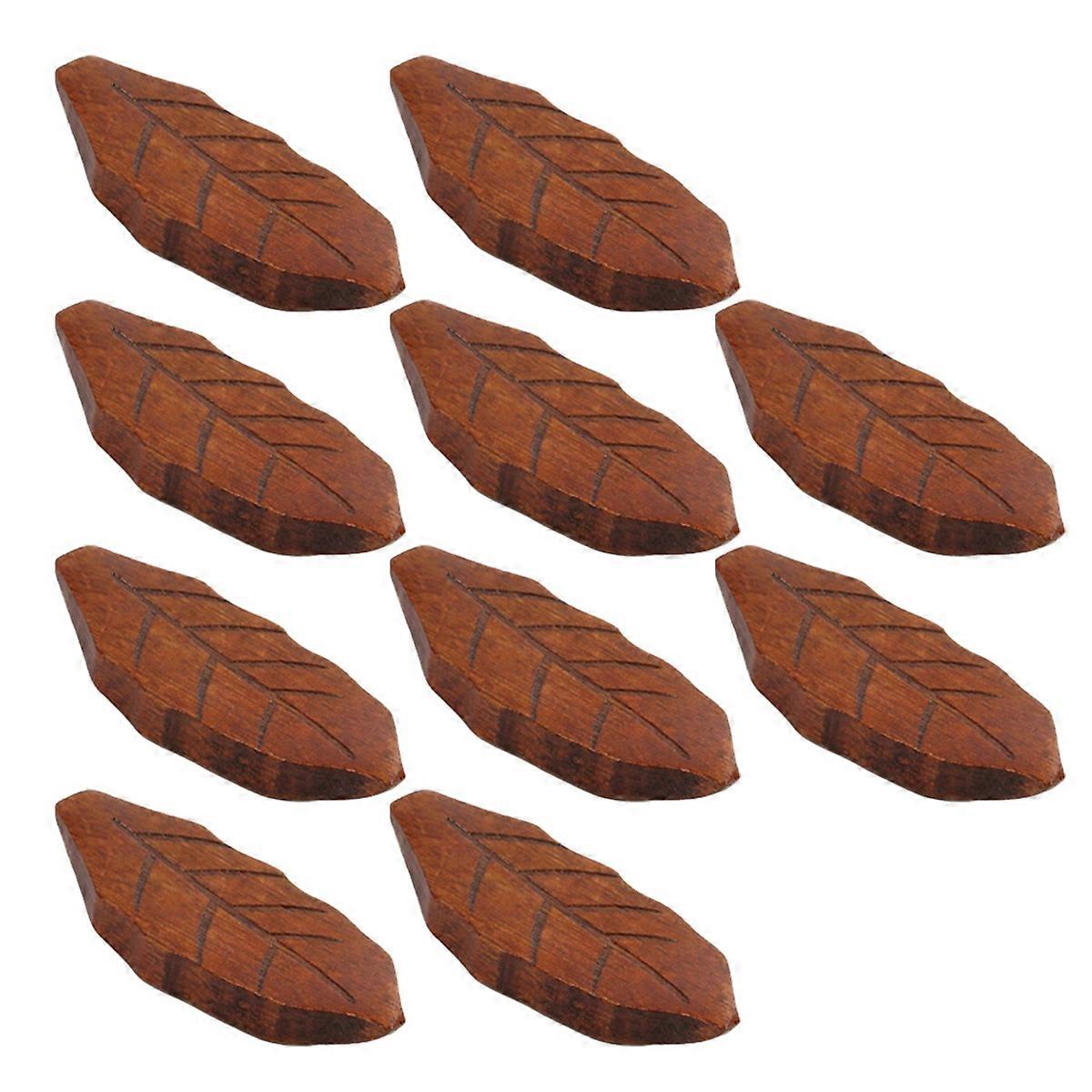 Leaf Shape Chopstick Holder Spoon Holder Fork Holder Elegant Tableware Table Decoration B