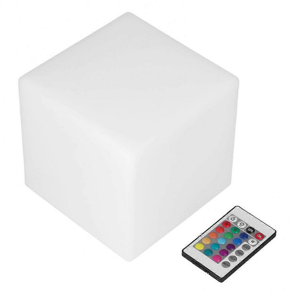 LED Square Night Light Remote Control 16 Color 4 Mode RGBW Cube Lamp for Living Room