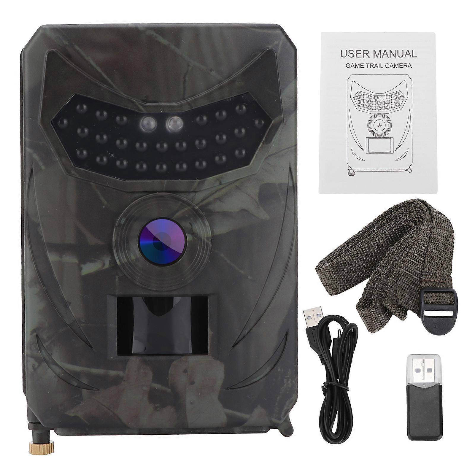 20MP 1080P High Definition Infrared Camera, Outdoor Digital Camera for Wildlife Surveillance PR100C