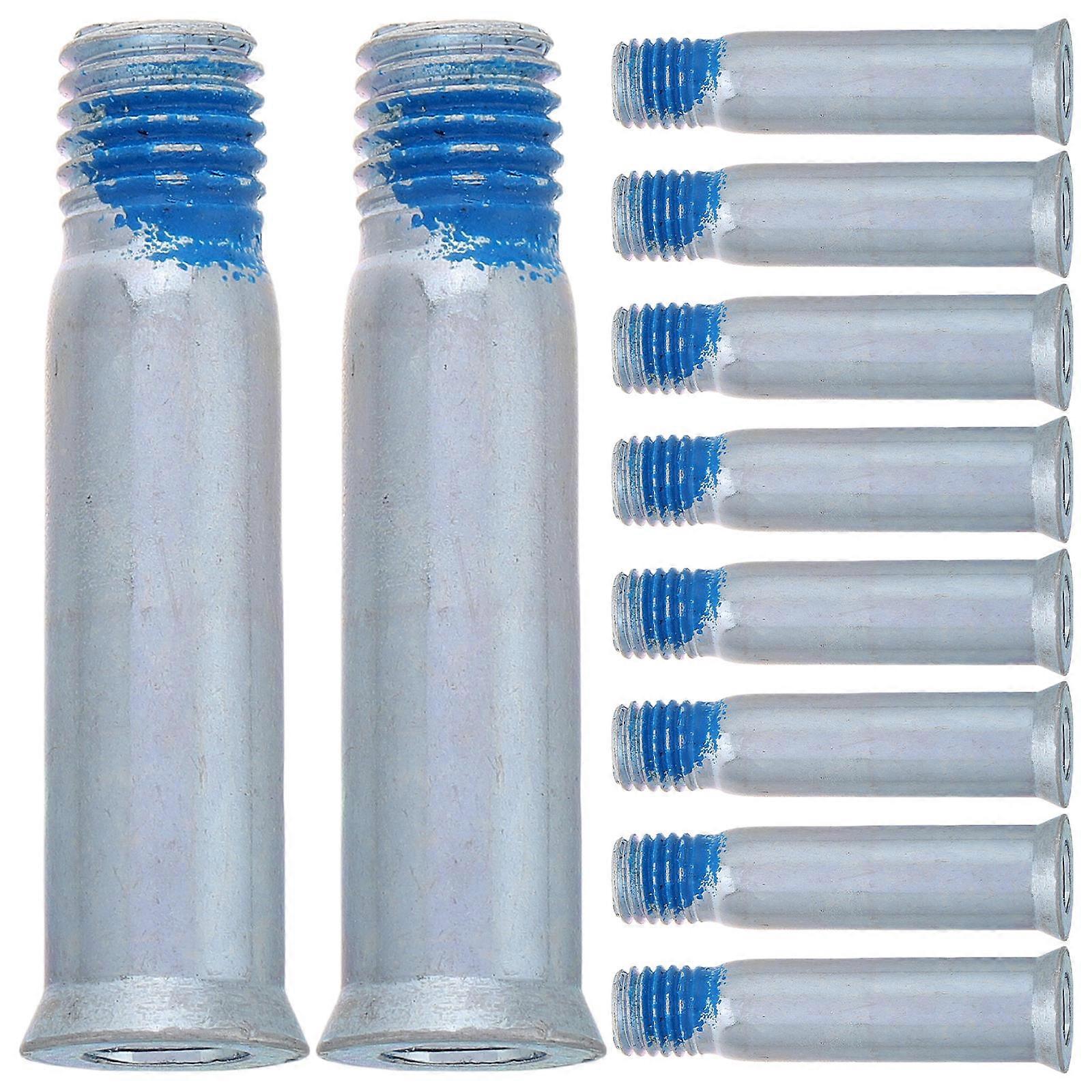 Anti Spike Roller Skating Spikes Secure Fixation Speed Skates Silver 3.50X1.00X1.00CM 10Pcs