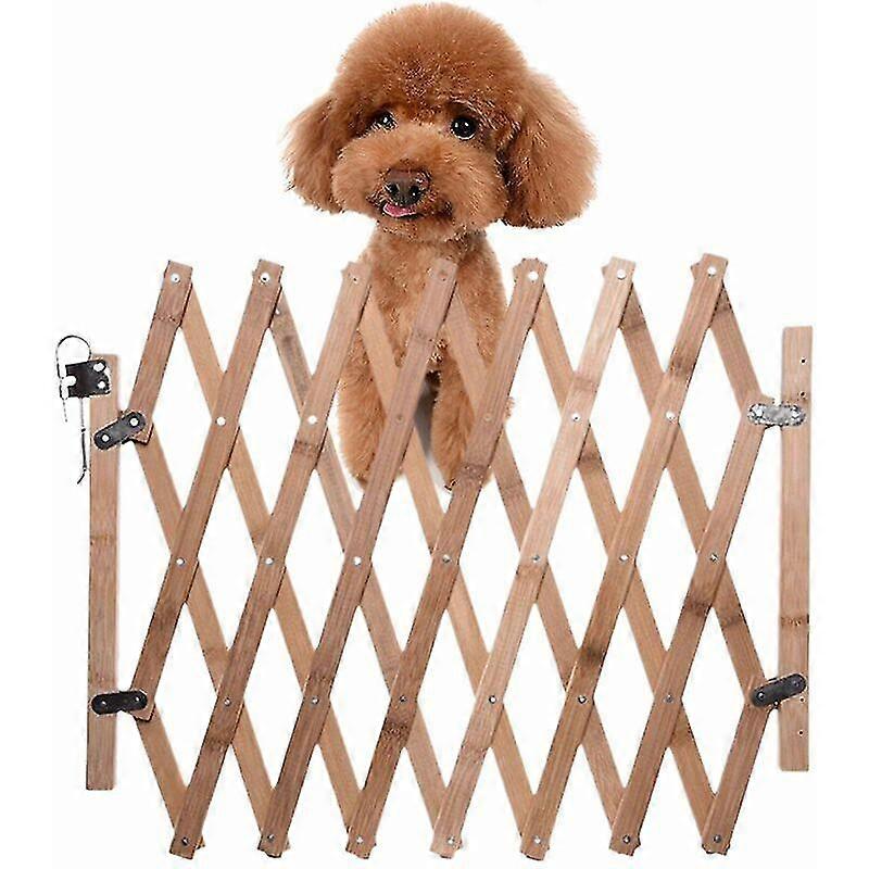 Retractable and Adjustable Pet Gate for Indoor Use, Sliding Door Design for Dog Safety, Perfect for Doorways and Stairs, Ideal Gift for Fami