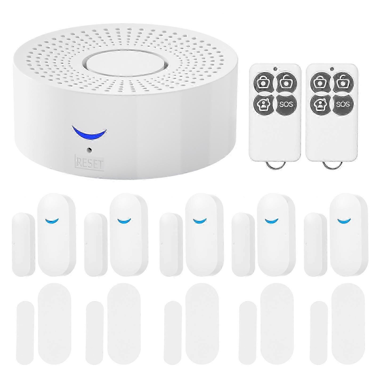 2025 Latest Model WiFi Smart Security Alarm System Kit Multifunction Alarms Door