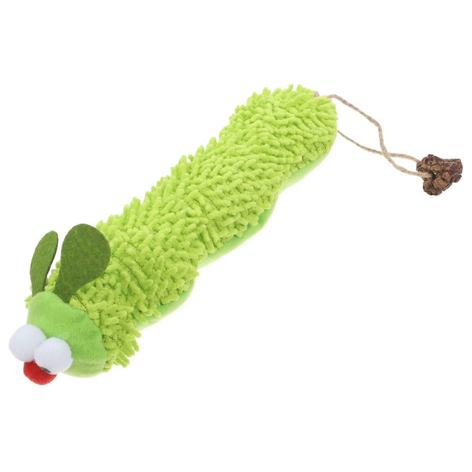 Plush cat toy, catnip toy for cats, Pickle plush fish cat toy, kitten toy with catnip, kitten light green