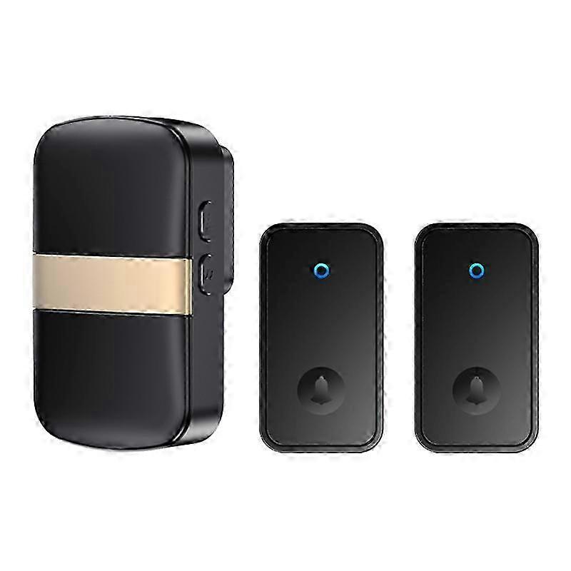 Wireless Doorbell 60 Chime 5 Levels Adjustable Self-powered Alarm System, suitable for certain brands