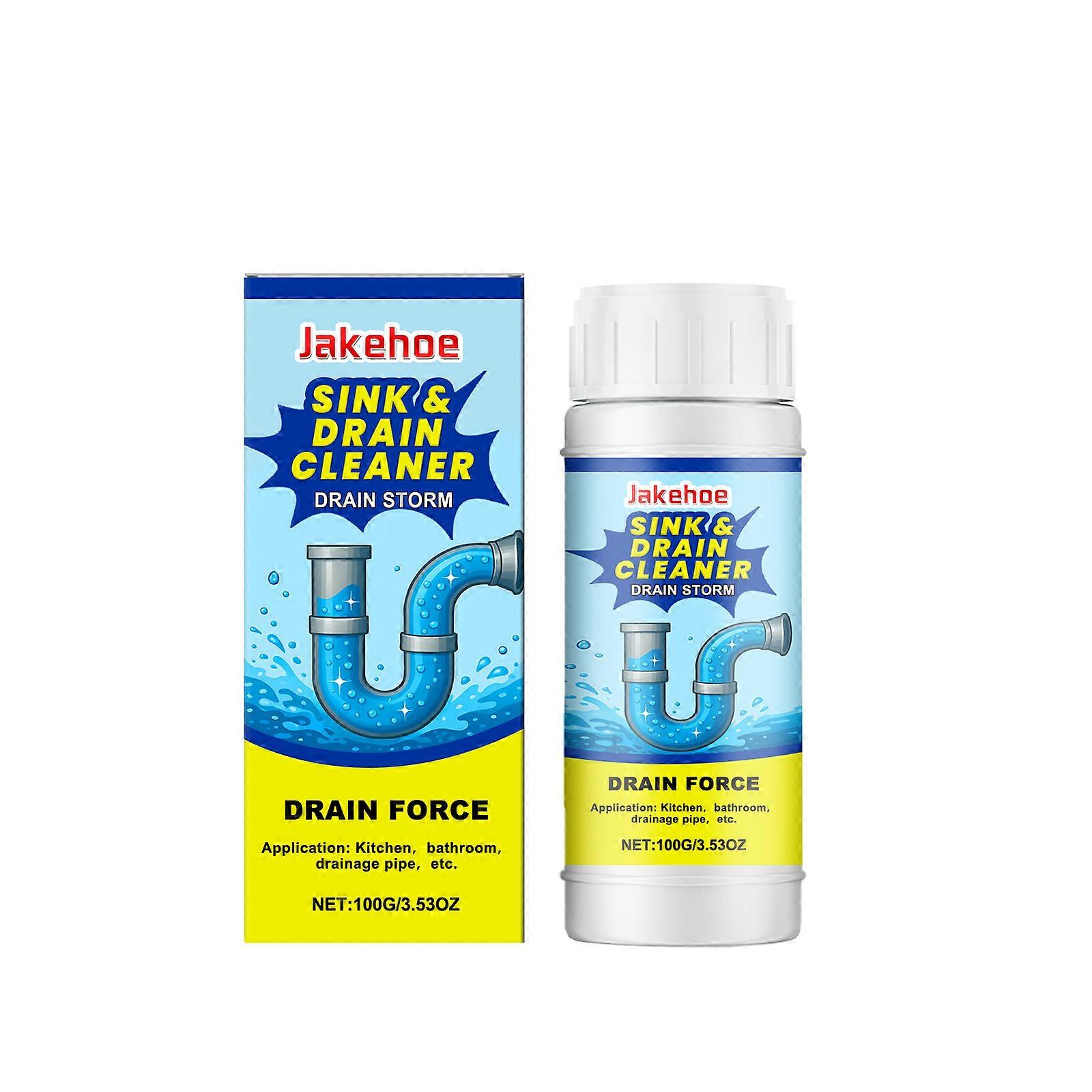 Drainage Pipe Unclogging Agent - Fast Oil & Food Residue Dissolver for Sinks, Toilets & Sewers