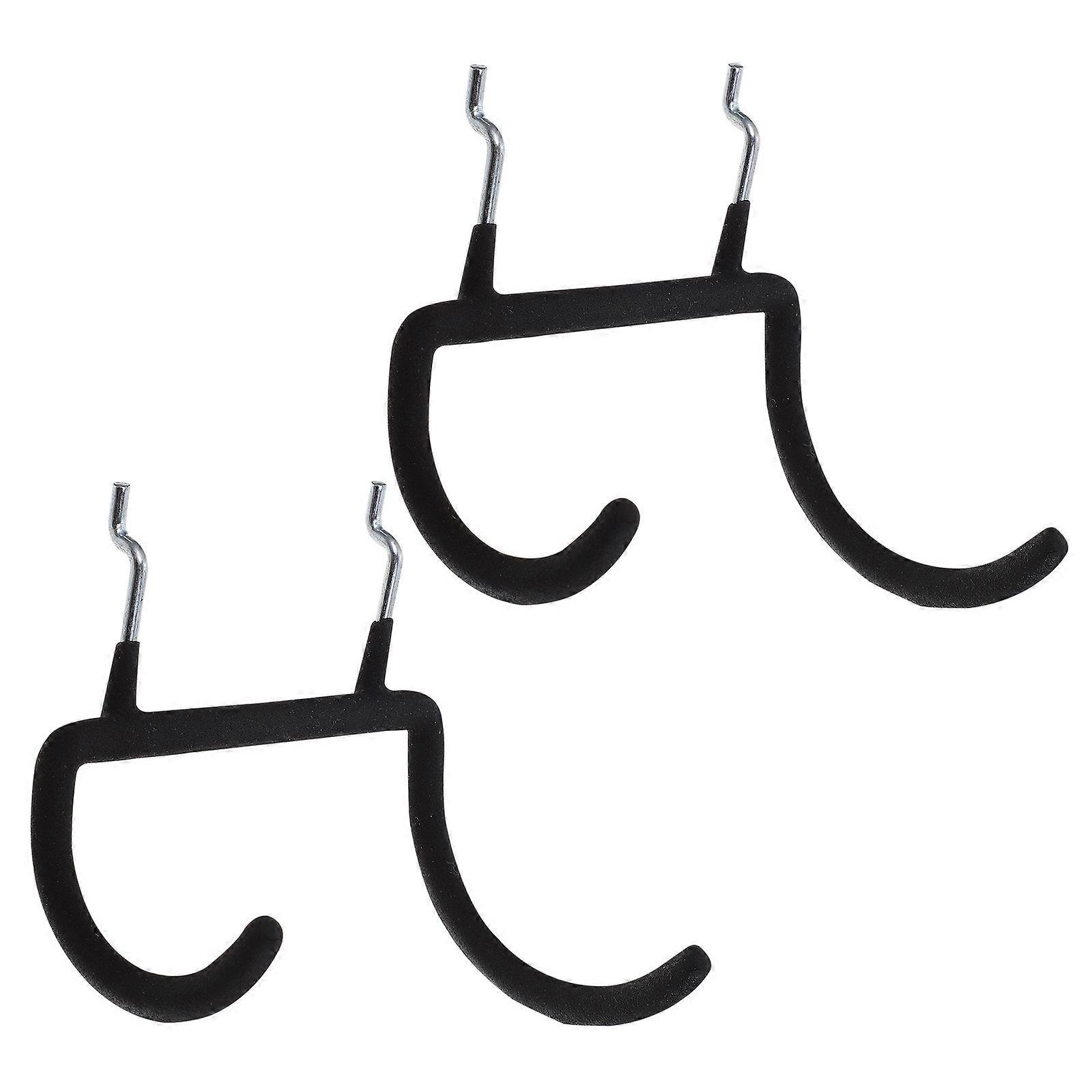 2pcs Heavy Duty Perforated Wall Hooks for Pegboard Drill Holders and Display