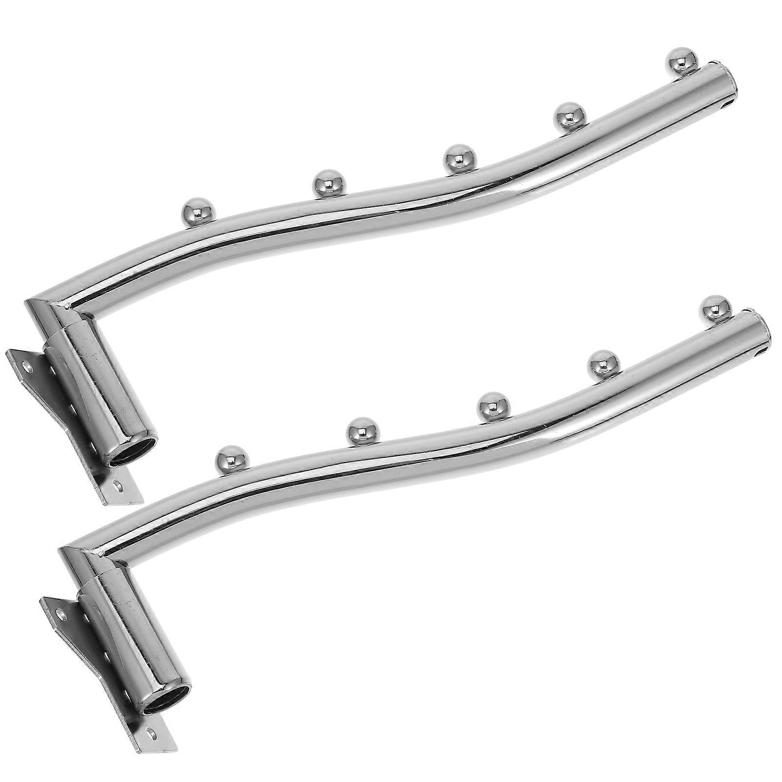 Foldable Wall Mounted Drying Rack for Storage Stainless Steel Clothes Hanger