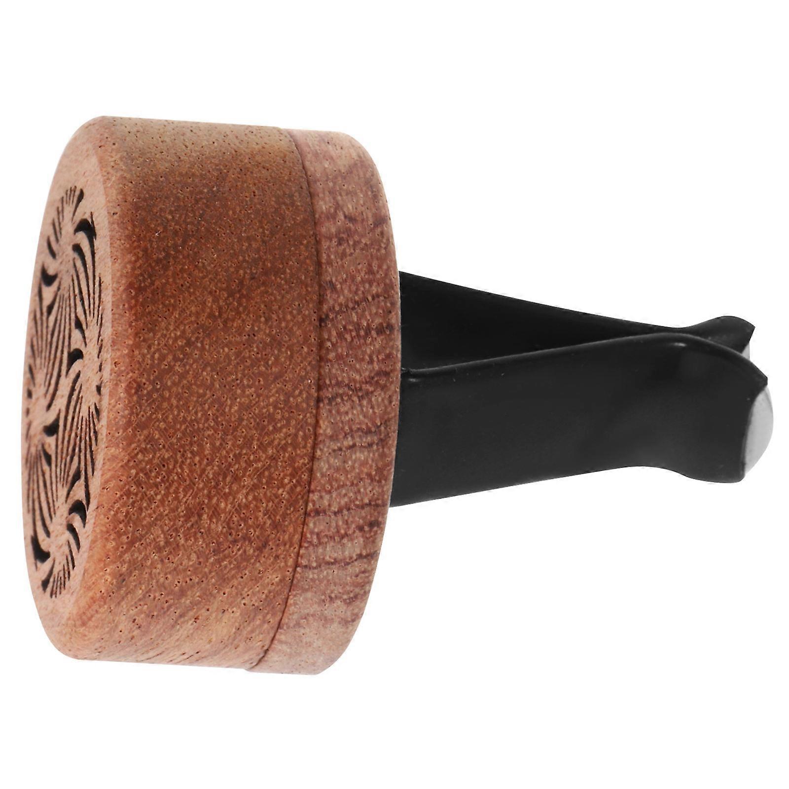 Car Vent Accessories Odor Elimination Home Users 4.50X3.50X3.50CM Aluminum Alloy Wood 1Set