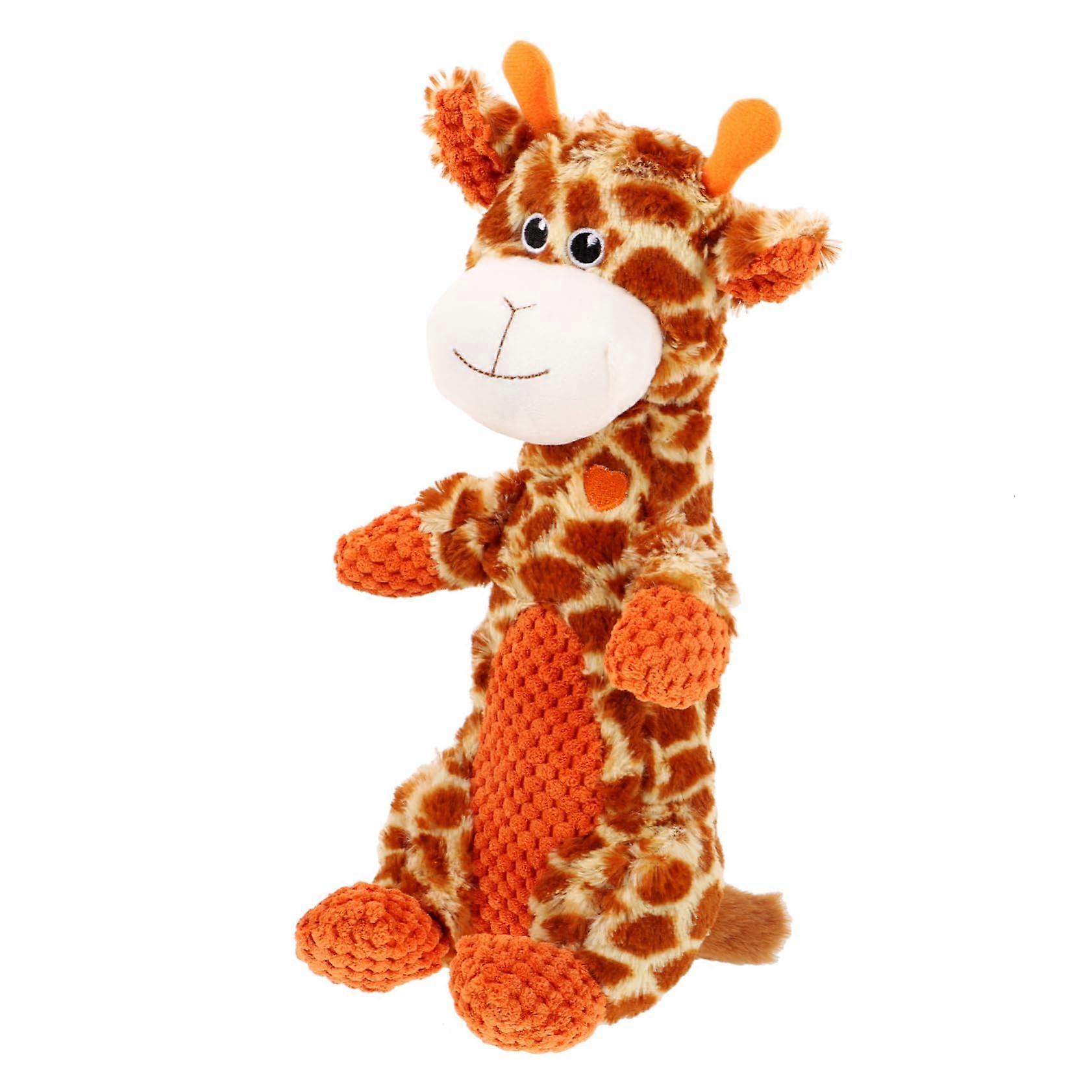 Giraffe Teething toy squeaker for dog toy plush squeaky dog toy chew interactive for pets dog toy squeaks