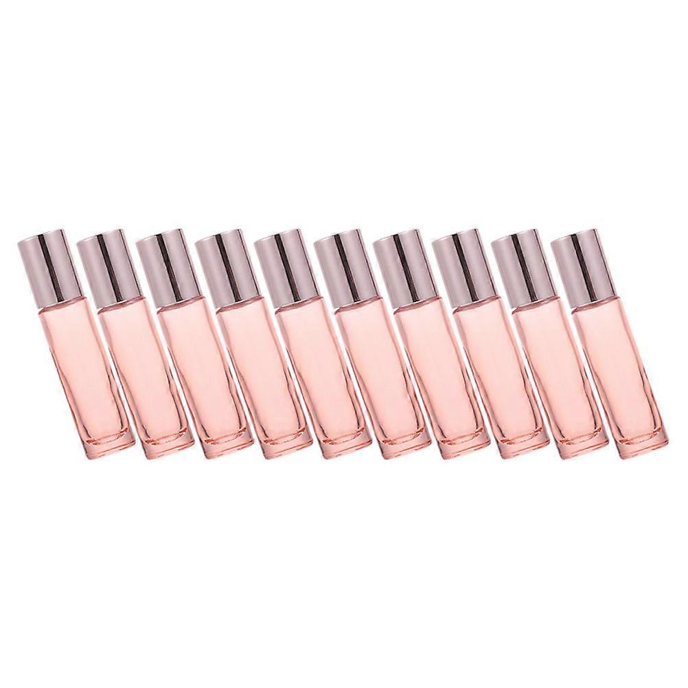 Refillable Roll On Bottle Empty Roller Bottles For Travel 5ml Glass Material 10Pcs