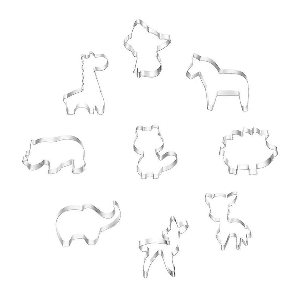 Chocolate Shaping Molds Bakery Equipment Silver 8x5cm 9Pcs