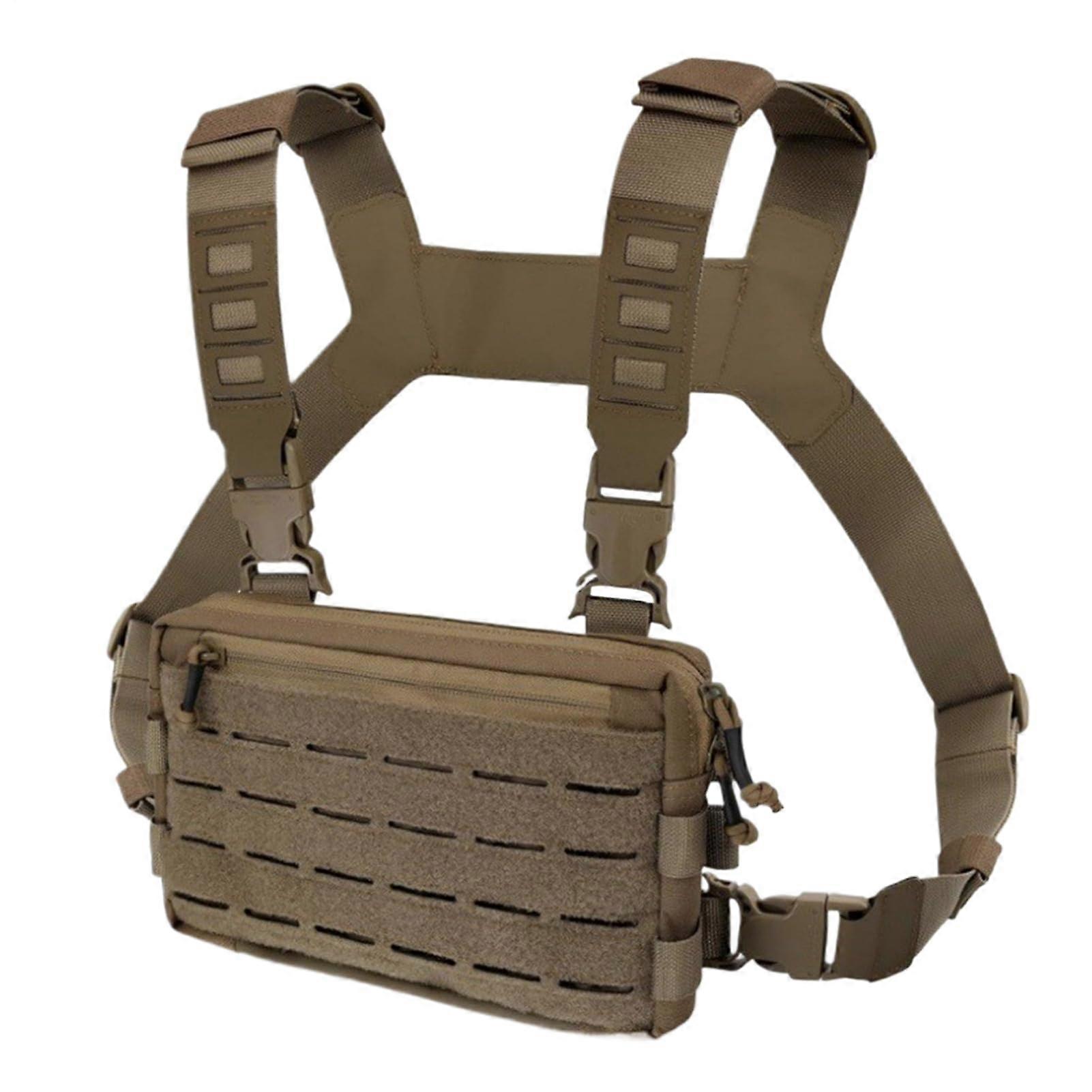 Running Chest Pack, Adjustable Strap, Quick Release, AntiTheft for Workout, Biking, Travel